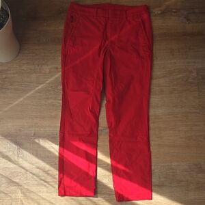 KIT AND ACE Men's Red Slim Pants Sz 30